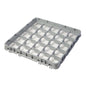 25 COMPARTMENT HEIGHT EXTENDER 50CM X 50CM  GREY - 5CM H