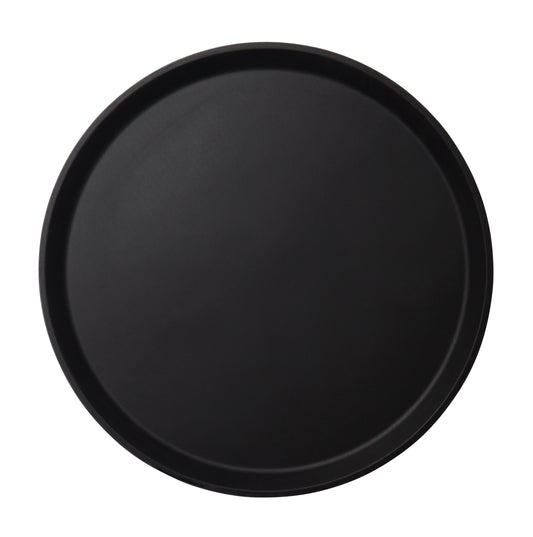 CAMTREAD NON-SLIP FIBERGLASS TRAY ROUND - 40.5CM BLACK