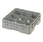 9 COMPARTMENT GLASSRACK 50CM X 50CM GREY - 14.3CM H