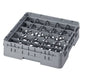 25 COMPARTMENT GLASSRACK 50CM X 50CM GREY - 14.3CM H