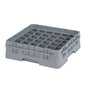 36 COMPARTMENT GLASSRACK 50CM X 50CM GREY - 14.3CM H