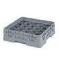 20 COMPARTMENT GLASSRACK 50CM X 50CM GREY - 14.3CM H