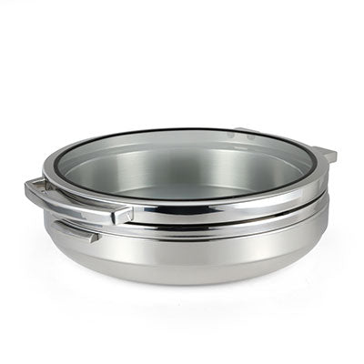 T-COLLECTION INDUCTION CHAFING DISH (ROUND) S/STEEL BAND 6.5LT