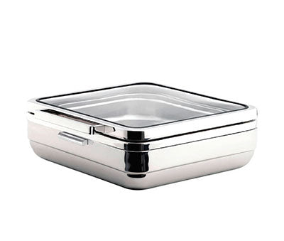 T-COLLECTION INDUCTION CHAFING DISH (SQUARE) STEEL BAND 5.5LT
