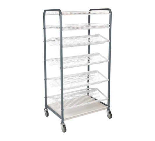 CROCKERY RACK MOBILE - F/STANDING - 830MM (830MM X 600MM X 1700MM)
