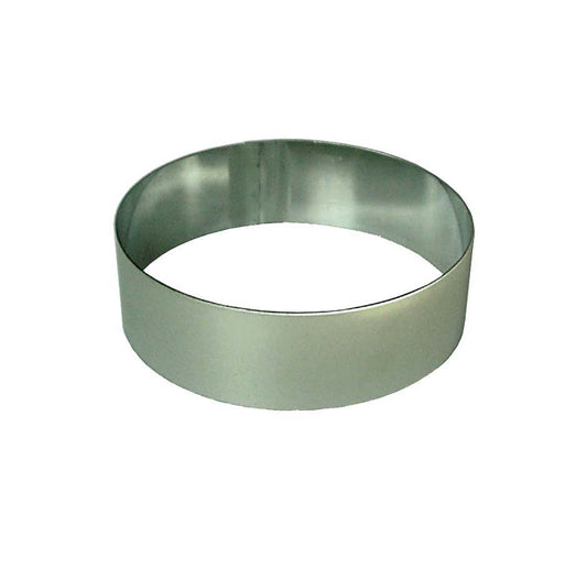 CAKE RING ROUND S/STEEL - 300MM X 58MM