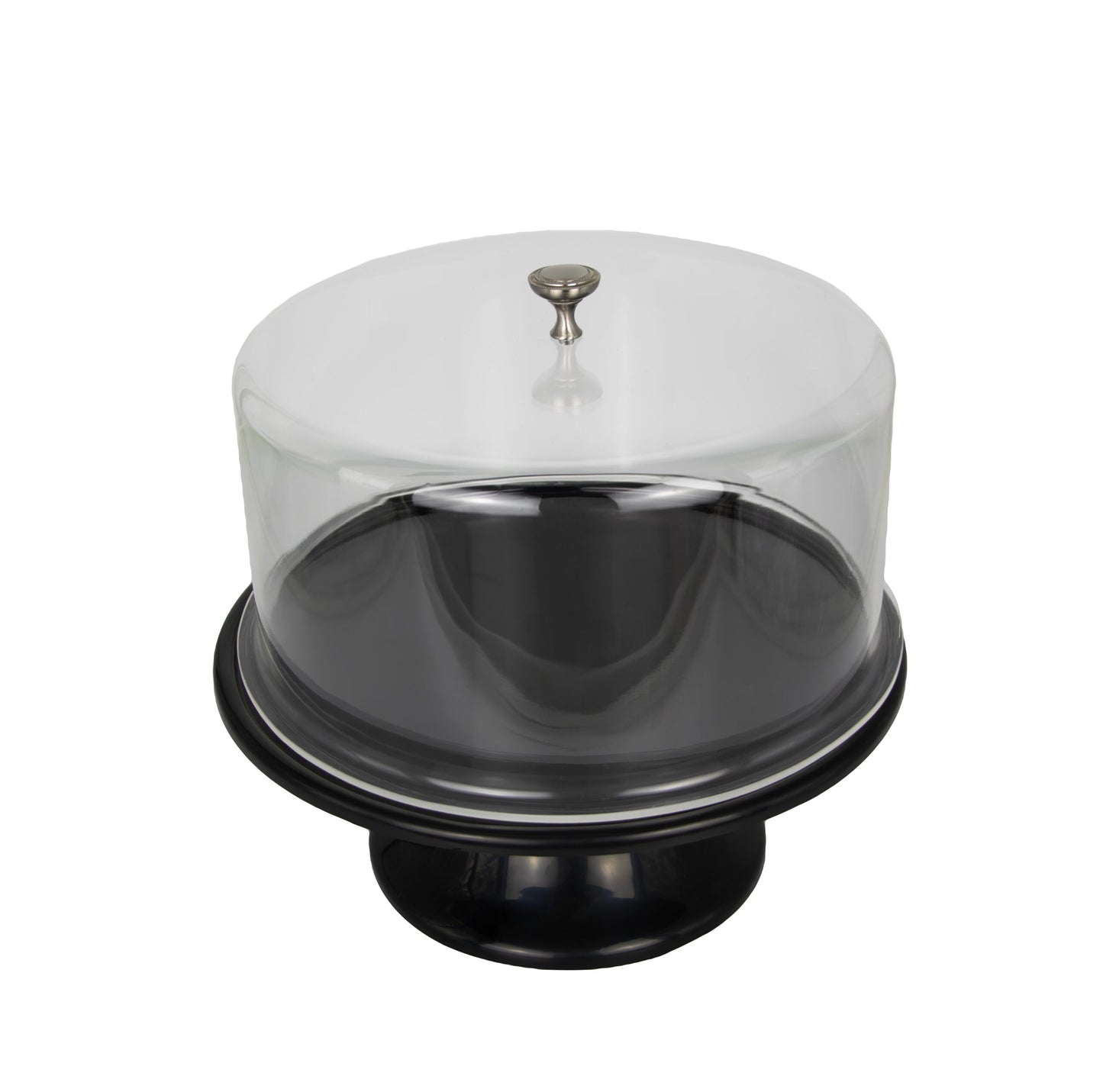 CAKE STAND - BLACK 330MM