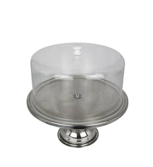 CAKE STAND S/STEEL - 330MM X 180MM