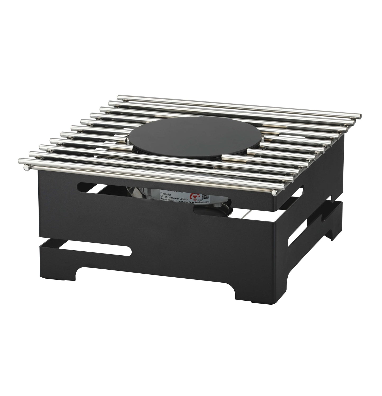 MULTI STAND SQUARE - BLACK - DUAL TYPE (STERNO & INDUCTION) 360MM X 360MM X 174MM