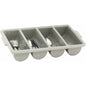 CUTLERY TRAY GREY 4 DIVISION - 500MM X 300MM