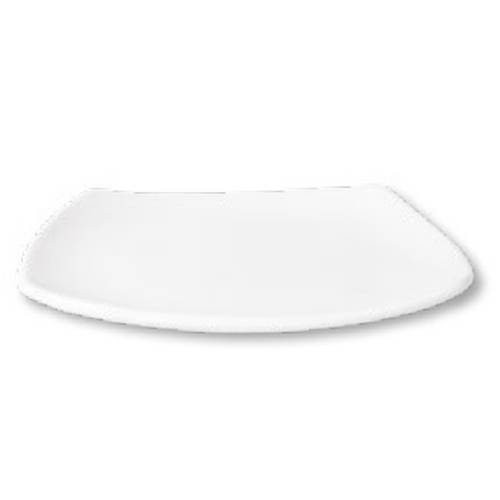 PRIMA - WHITE - SQUARE PLATE - 28CM (12 UNITS)