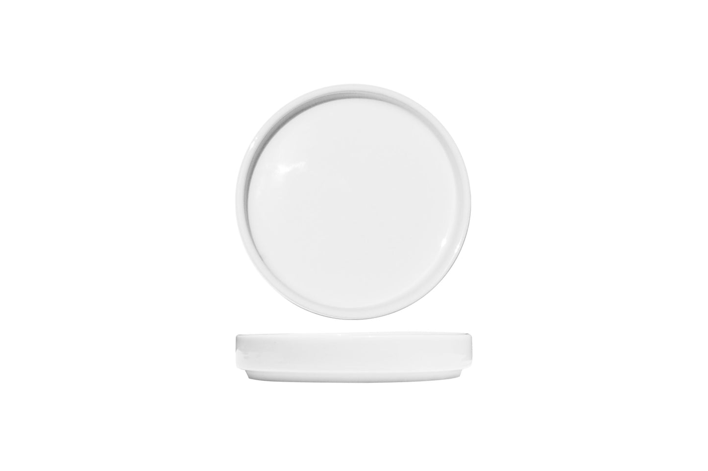 STUDIO - WHITE - FLAT BOWL - 11CM - 80ML (24 UNITS)