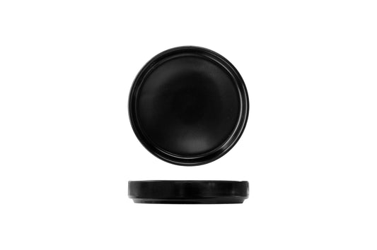 STUDIO - BLACK - FLAT BOWL - 11CM - 80ML (24 UNITS)