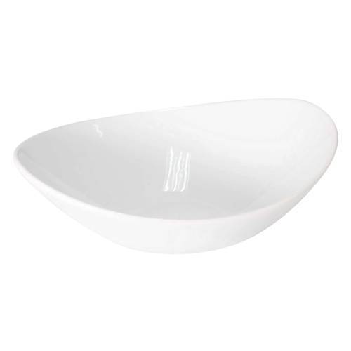 PRIMA - WHITE - OVAL BOWL - 23CM - 650ML (12 UNITS)
