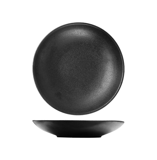 TEMPEST - BLACK - DEEP COUPE PLATE - 24CM - 520ML (24 UNITS)