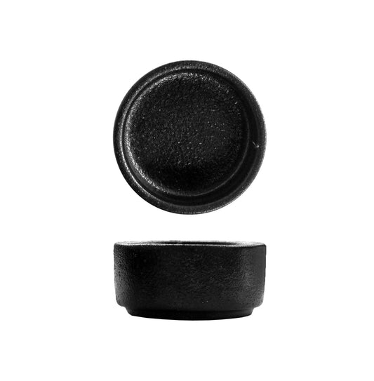 TEMPEST - BLACK - ROUND DISH - BLACK - 6.5CM - 50ML (24 UNITS)