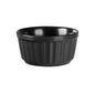 TEMPEST - BLACK - RIBBED RAMEKIN - 9CM - 140ML (24 UNITS)