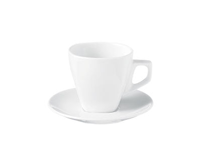 PRIMA - WHITE - SQUARE CAPPUCCINO CUP - 300ML (24 UNITS)