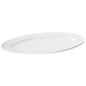 PRIMA - WHITE - OVAL RIMMED PLATTER -36 X 25.5CM (12 UNITS)