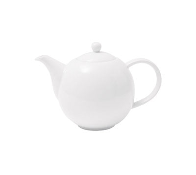 PRIMA - WHITE - TEA POT WITH LID - 500ML (6 UNITS)