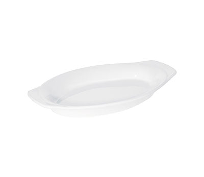 PRIMA - WHITE - OVAL EARED DISH - 20CM - 330ML (12 UNITS)