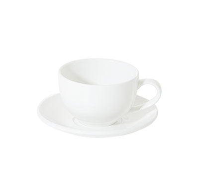 PRIMA - WHITE - DOUBLE WELL SAUCER - 15CM (24 UNITS)