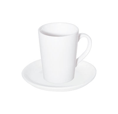 PRIMA - WHITE - DOUBLE WELL SAUCER - 15CM (24 UNITS)