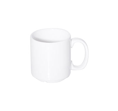 PRIMA - WHITE - STACKING MUG - 280ML (24 UNITS)