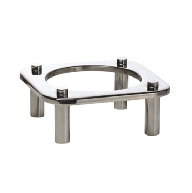 DOMINO DISH STAND ROUND S/STEEL 350MM X 350MM X 103MM