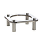 DOMINO DISH STAND ROUND S/STEEL 350MM X 350MM X 103MM