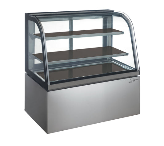 DISPLAY UNIT FRIDGE - FLOOR STANDING 1200MM CURVED - SALVADORE