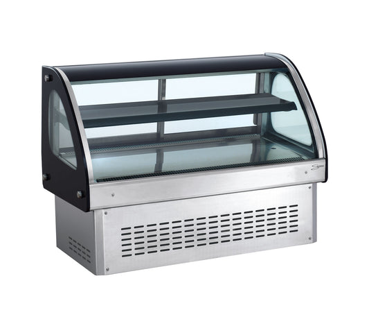 DISPLAY UNIT HEATED - COUNTERSUNK 1200MM CURVED - SALVADORE