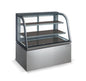 DISPLAY UNIT HEATED - FLOOR STANDING 900MM CURVED - SALVADORE
