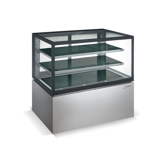DISPLAY UNIT HEATED - FLOOR STANDING 1200MM STRAIGHT - SALVADORE