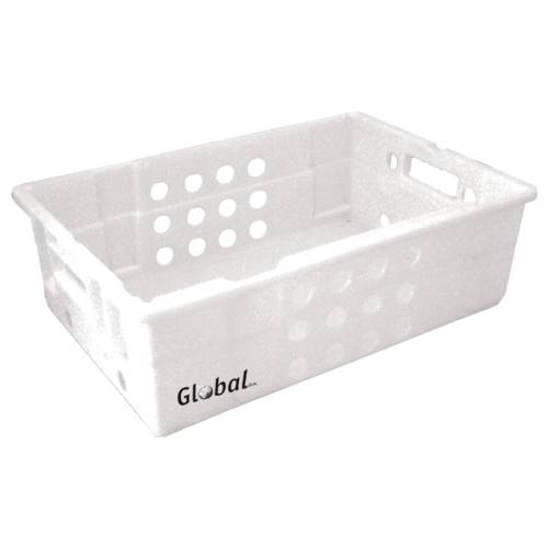 FREEZER CRATE PLASTIC - VENTED - 600MM X 400MM X 188MM
