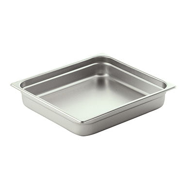 FOOD PAN INSERT S/STEEL GN2/3 335MM X 325MM X 65MM 5.5LT