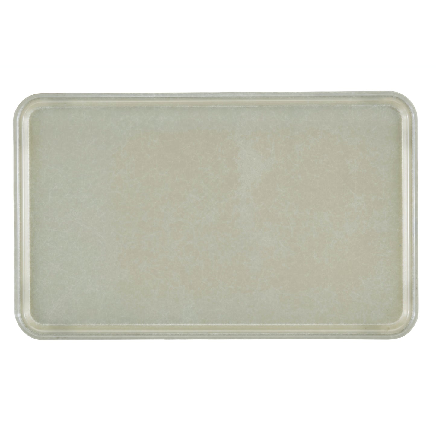 FIBERGLASS SMOOTH TRAY 27CM W X 35CM L - ANTIQUE PARCHMENT