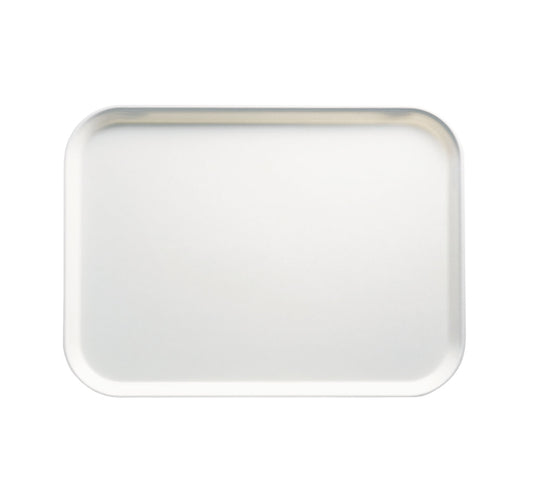 FIBERGLASS SMOOTH TRAY 27CM W X 35CM L - WHITE