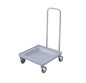 GLASSRACK DOLLY WITH HANDLE 54.5CM W X 54.5CM L X 94CM H SOFT GREY