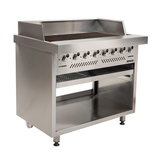GAS GRILLER ANVIL - 8 BURNER RADIANT - FREE STANDING