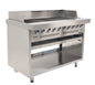 GAS GRILLER ANVIL - 10 BURNER RADIANT - FREE STANDING