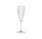GLASSWARE POLYCARBONATE - CHAMPAGNE FLUTE 190ML (6 UNITS)