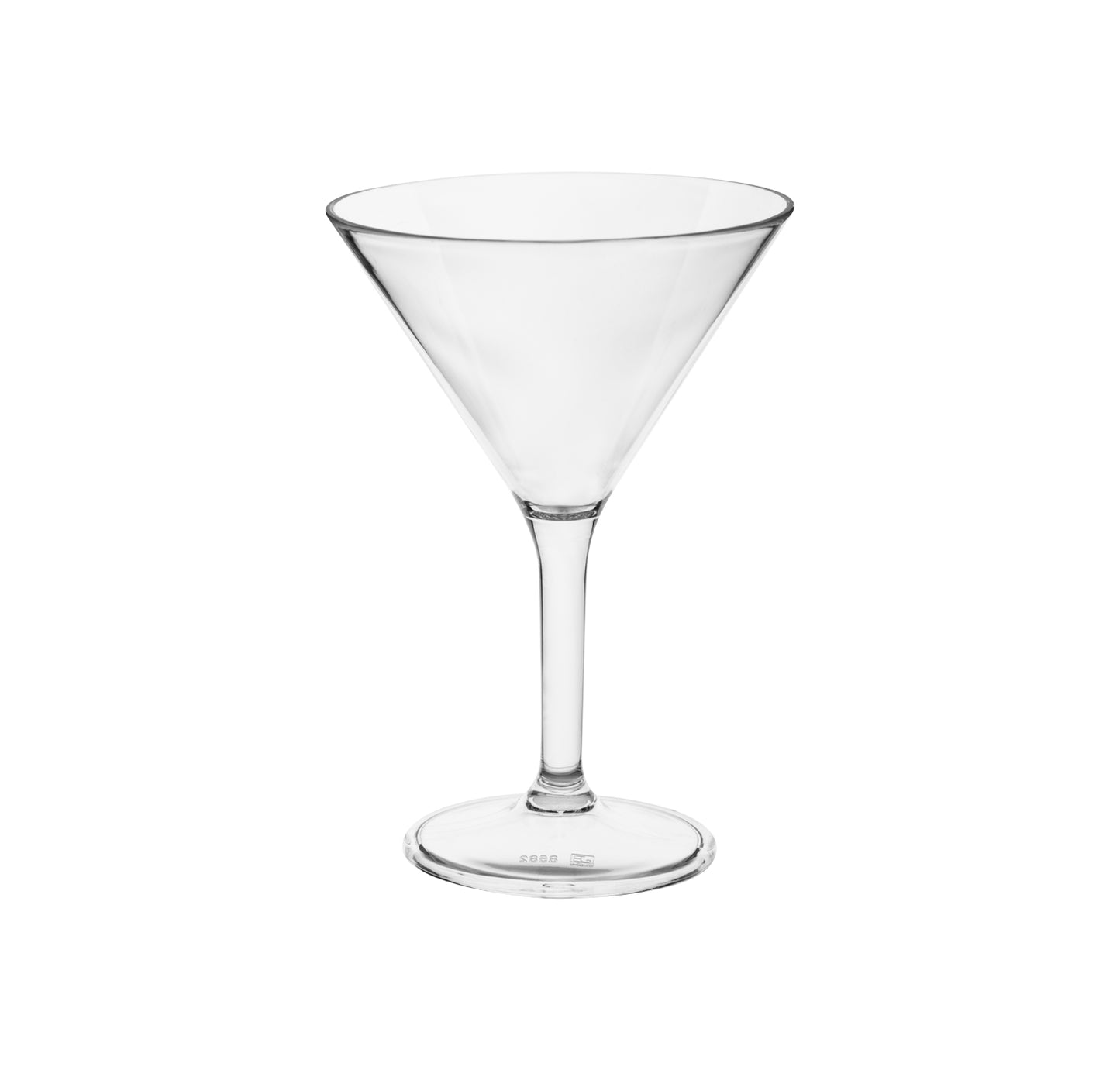 GLASSWARE POLYCARBONATE - MARTINI CUP 280ML (6 UNITS)
