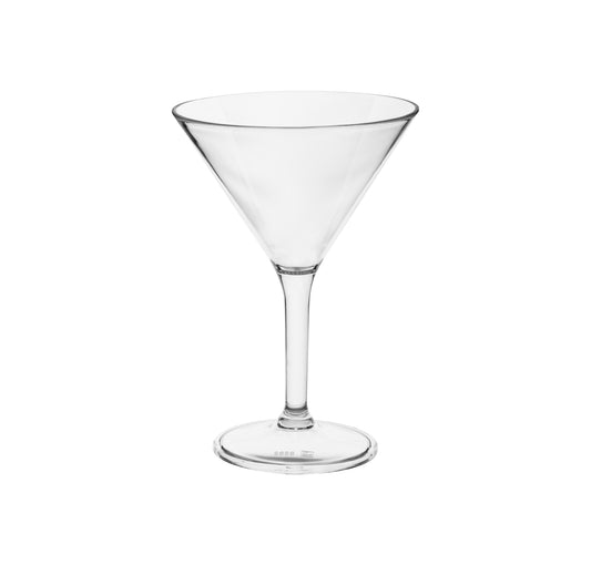 GLASSWARE POLYCARBONATE - MARTINI CUP 280ML (6 UNITS)