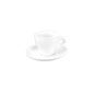 ITALIA - WHITE - ESPRESSO SAUCER - 12.5CM (12 UNITS)