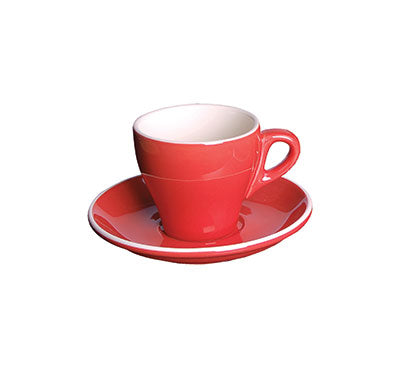 ITALIA - RED - CAPPUCCINO SAUCER - 14.1CM (12 UNITS)