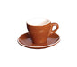ITALIA - BLACK - CAPPUCCINO SAUCER - 16CM (12 UNITS)
