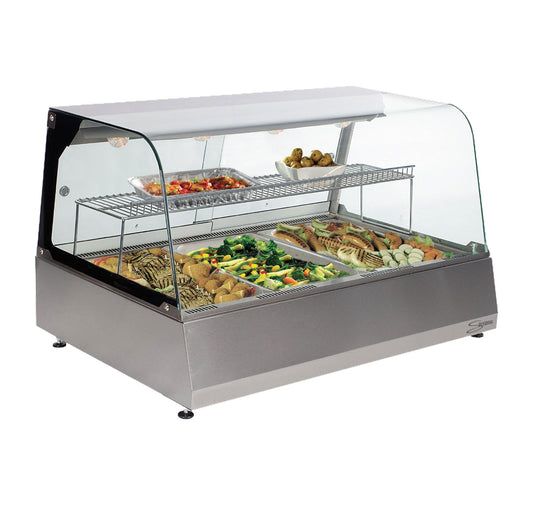 HEATED DISPLAY MERCHANDISER SALVADORE - 3 DIVISION