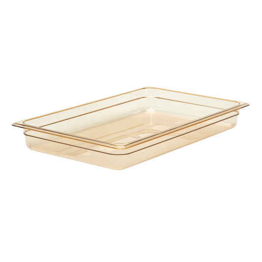 HIGH HEAT 1/1 GN FOODPAN AMBER 65MM D 8.5LT