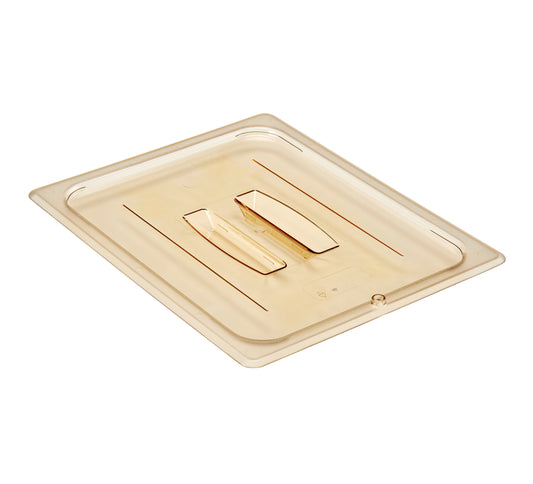 HIGH HEAT LID WITH HANDLE AMBER FOR 1/2 HIGH HEAT PANS
